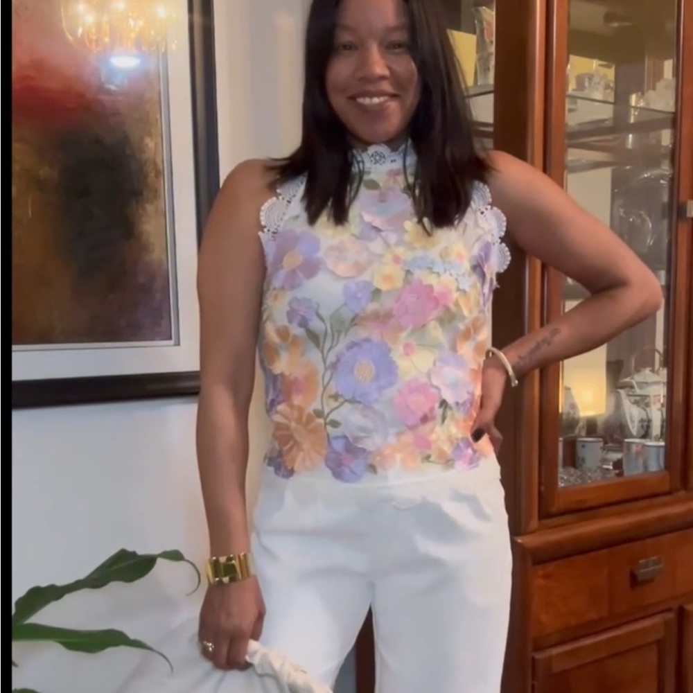 3D Floral Top